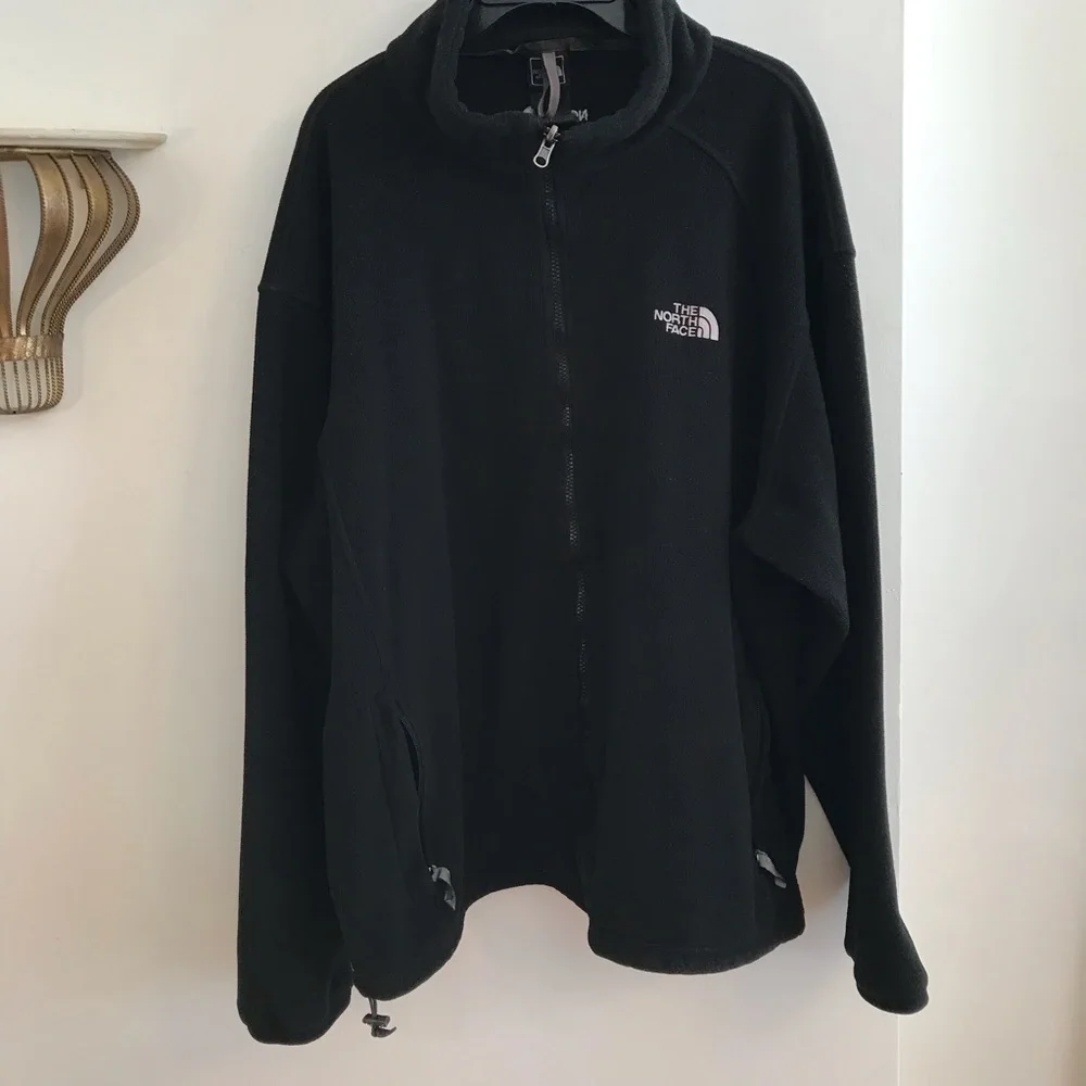 The North Face Fleece Full Zip Up Jacket, Black, Size 2X, Men’s - Picture 9 of 11